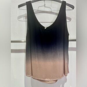 Brand New Never Been worn YFB Dana tank in heavy satin ombré wash black/navy/tan